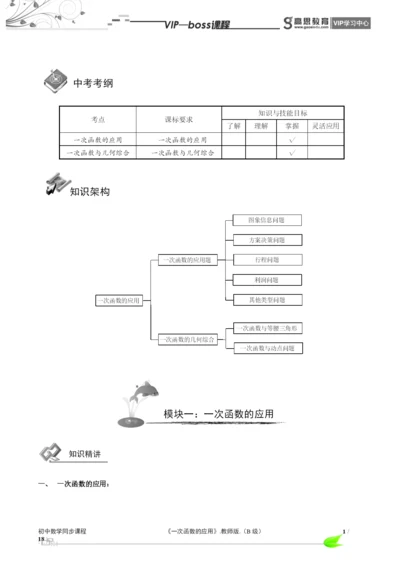 BOSS-初中数学-一次函数B级-第03讲.docx