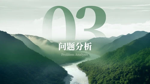 绿色新能源风格汇报总结PPT模板