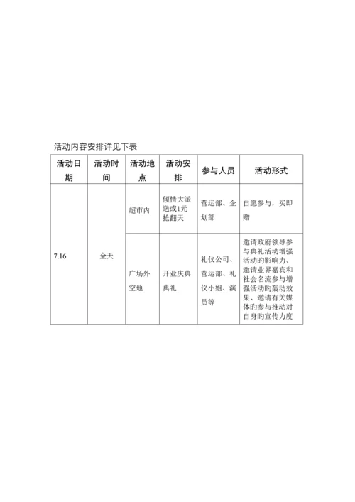 聚隆仓超市开业活动策划.docx