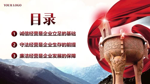 诚信经营为本企业管理PPT课件