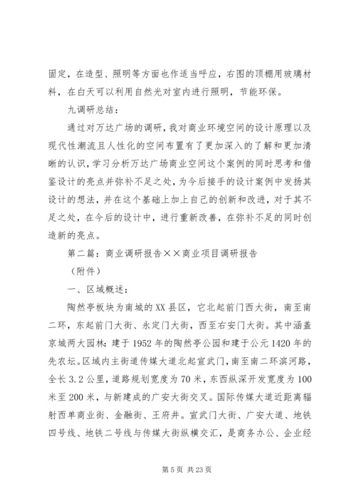 商业环境调研报告.docx