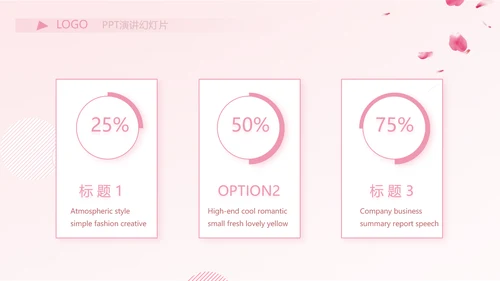 粉色时尚主题公司产品介绍宣传通用PPT