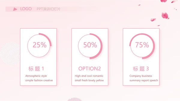 粉色时尚主题公司产品介绍宣传通用PPT