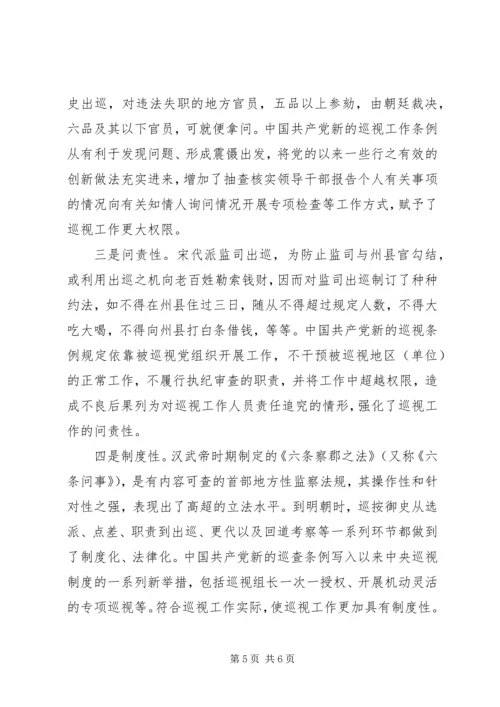 学习党员巡视条例心得3篇.docx