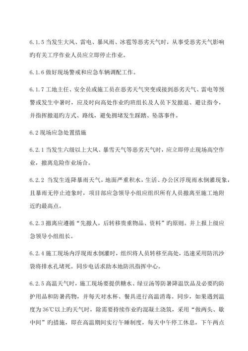 极端天气应急处置专题方案.docx