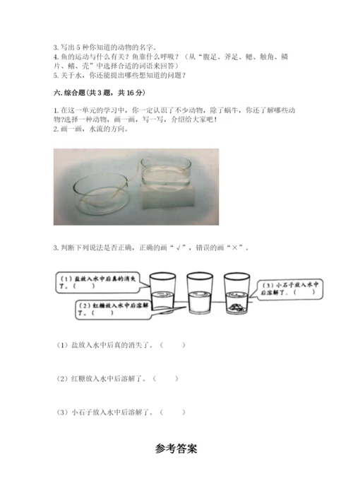 教科版一年级下册科学期末测试卷精品【模拟题】.docx