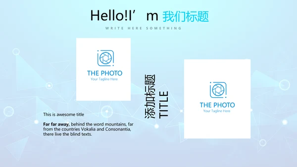 蓝色互联网项目商业计划书商务风通用PPT动态模板