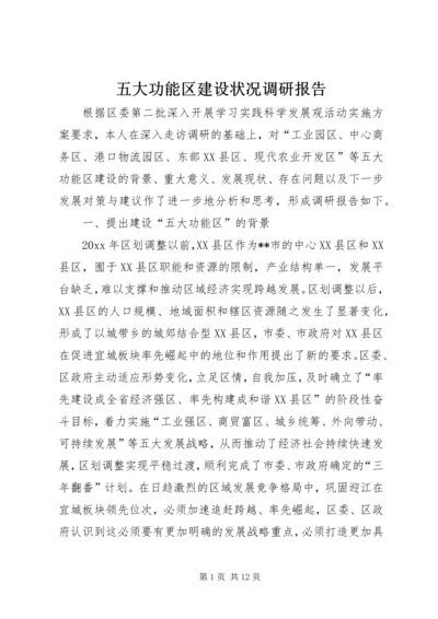 五大功能区建设状况调研报告.docx
