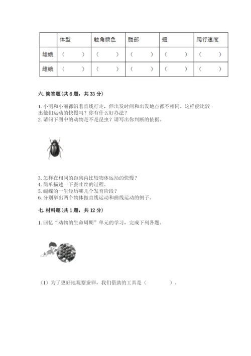 教科版科学三年级下册期末测试卷（夺冠系列）.docx