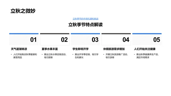 立秋销售策略解析PPT模板