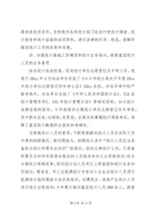 统计局工作总结暨工作计划.docx