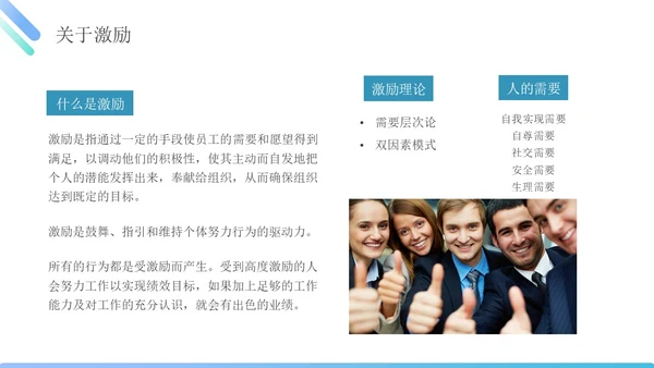 蓝绿色简约商务管理能力企业员工培训PPT课件