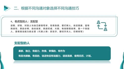 深青色简约商务风员工学生平级沟通培训PPT
