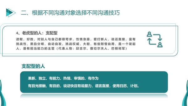 深青色简约商务风员工学生平级沟通培训PPT