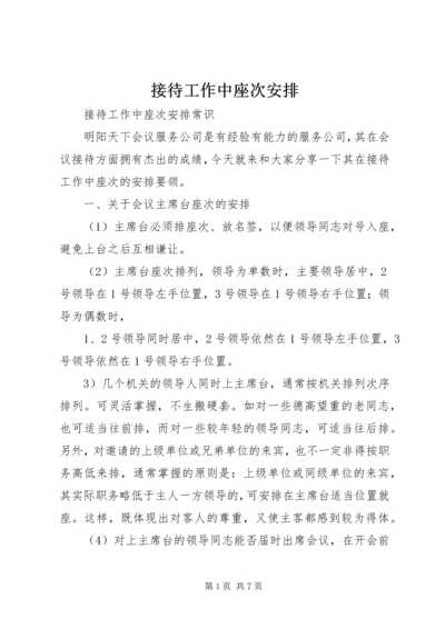 接待工作中座次安排.docx