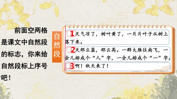 课文1 秋天  课件