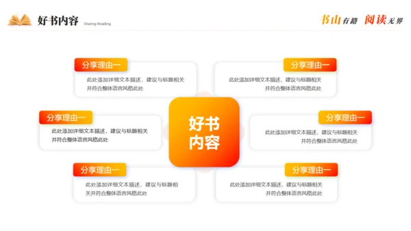 书山有路阅读无界读书分享通用PPT模板