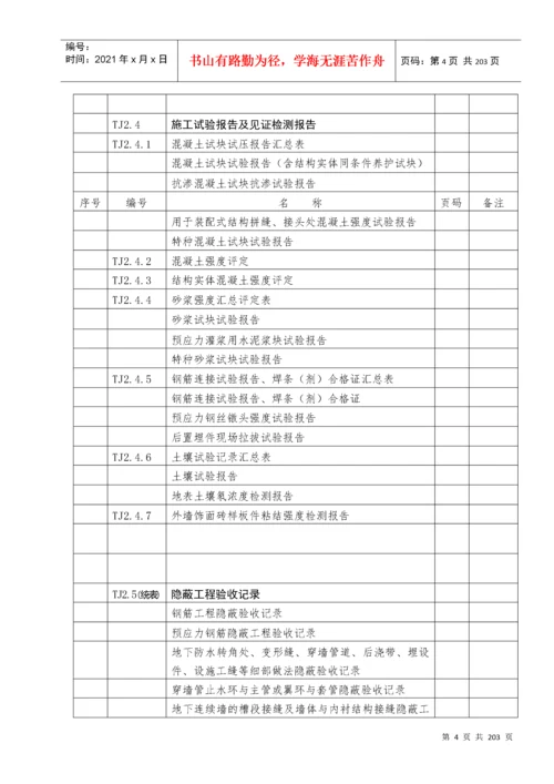 建筑工程施工质量验收全套资料.docx