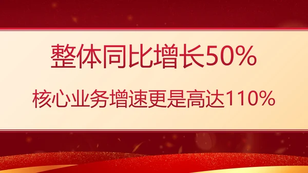 红色奢华喜庆奖杯战报汇报PPT模板