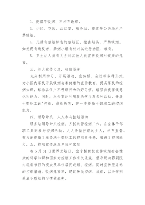 禁烟活动总结.docx