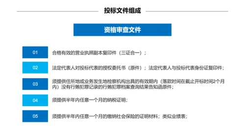招投标知识培训通用PPT模板