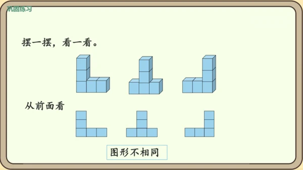 新人教版数学四年级下册2.2     观察物体（2）课件