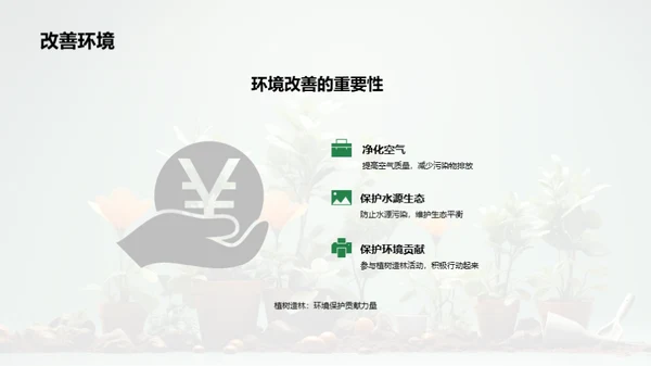 植树护绿，亲手造林