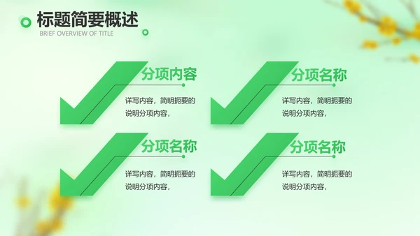 绿色清新春季旅游纪念册动态PPT模板