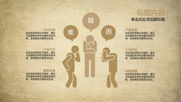 欧式复古怀旧风格ppt动态模板