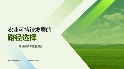 农业可持续发展的路径选择