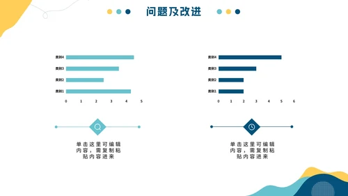 清新简约幼儿园教育工作汇报总结PPT模板