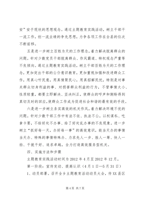 全乡解放思想活动实施方案.docx