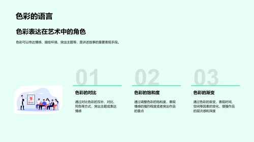 艺术课堂故事启蒙PPT模板