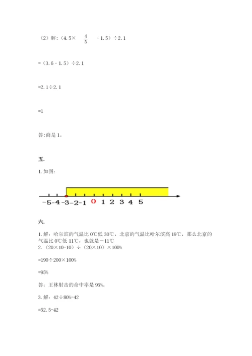 山东省济南市外国语学校小升初数学试卷（综合题）.docx