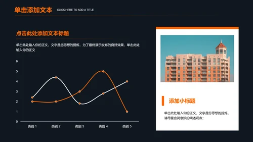 橙色商务石油化工通用PPT演示模板