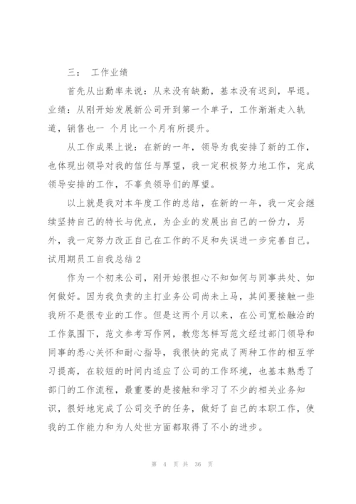 试用期员工自我总结.docx