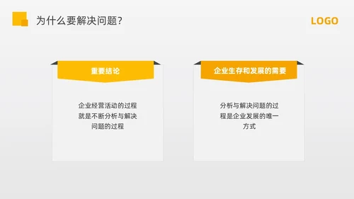 黄色简约问题分析与解决PPT模板宣传PPT动态PPT