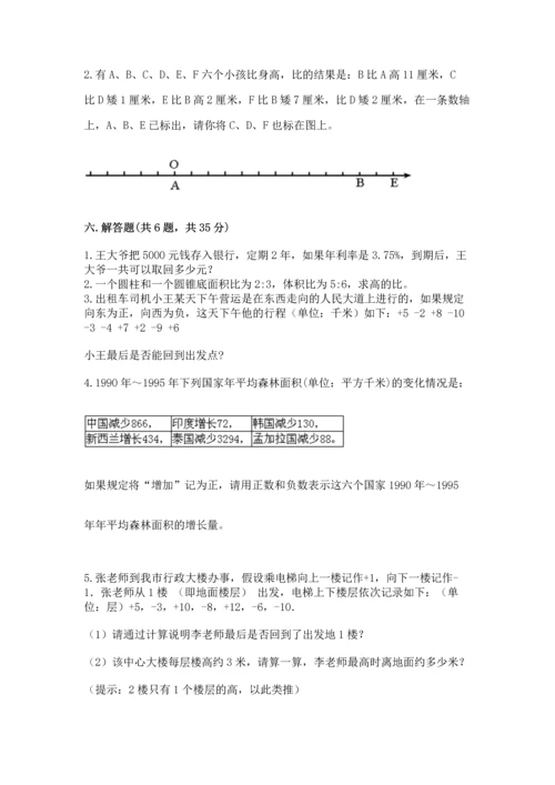 六年级下册数学 期末测试卷含完整答案【名校卷】.docx