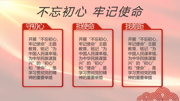 红色大气党建党支部工作述职报告PPT