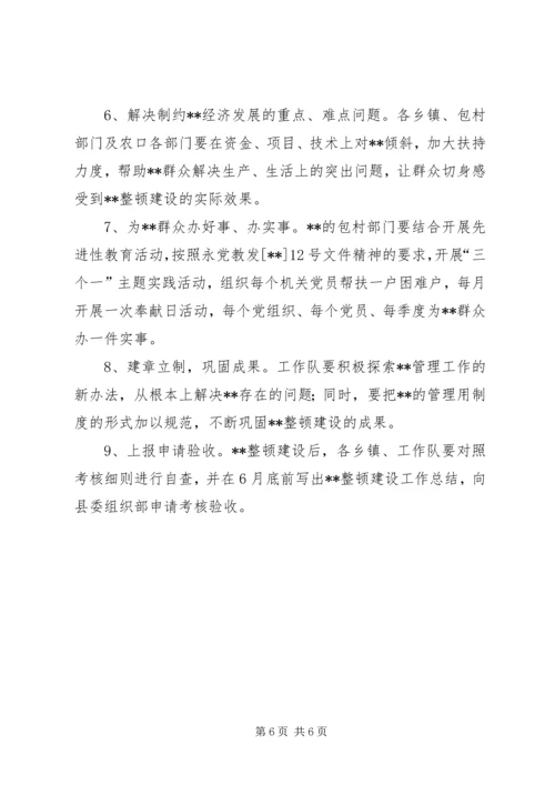 村党支部整顿意见.docx