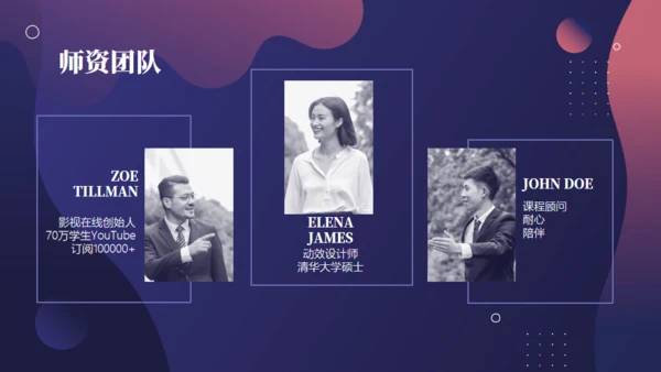 培训班招生简介通用PPT模板