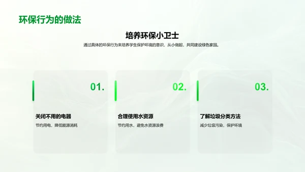 绿色校园环保行动