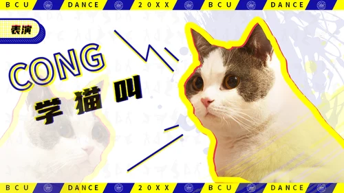 动感抖音风北京城市学院社团活动通用PPT模板