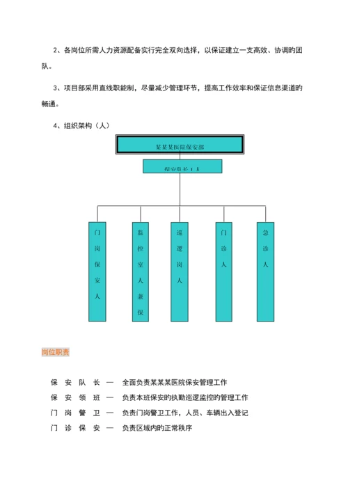 医院保安管理专题方案.docx