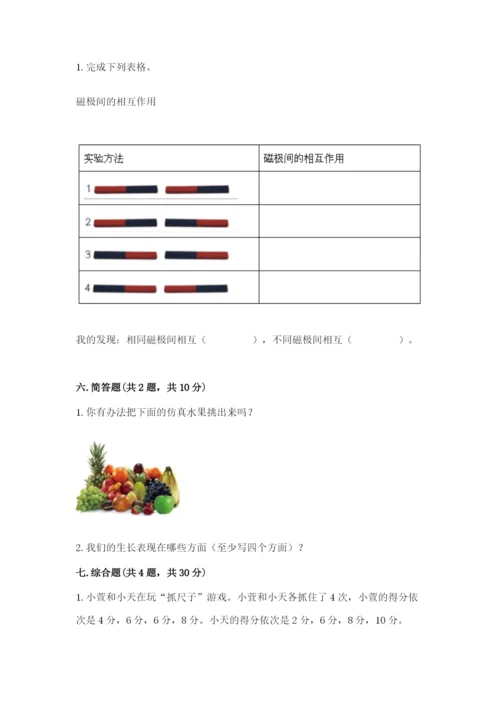 教科版二年级下册科学知识点期末测试卷（全优）.docx