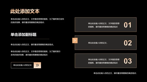 金色商务风数据分析报告PPT演示模板
