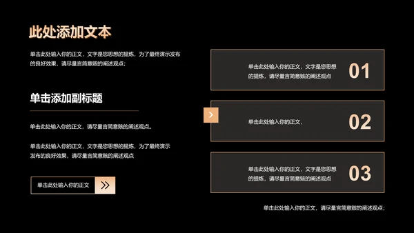 金色商务风数据分析报告PPT演示模板