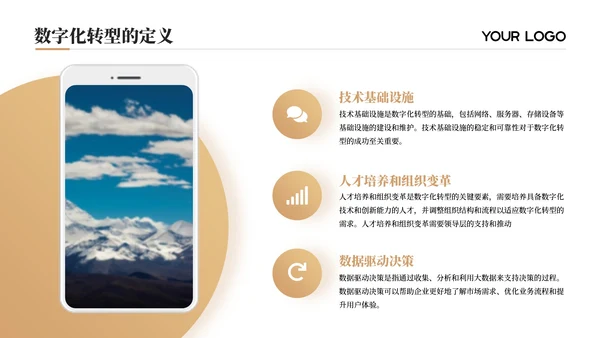 黄色商务风数字化转型：创新IT解决方案