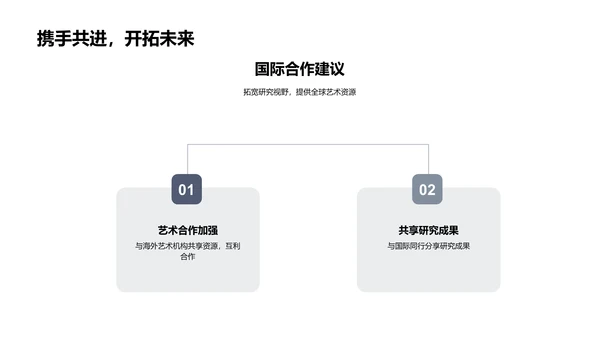 艺术之光开题答辩PPT模板