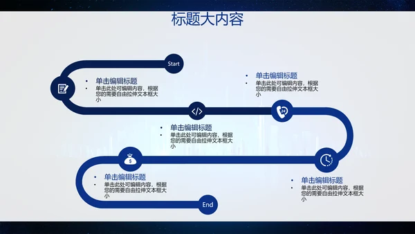 创意科技感智能城市建设动态PPT